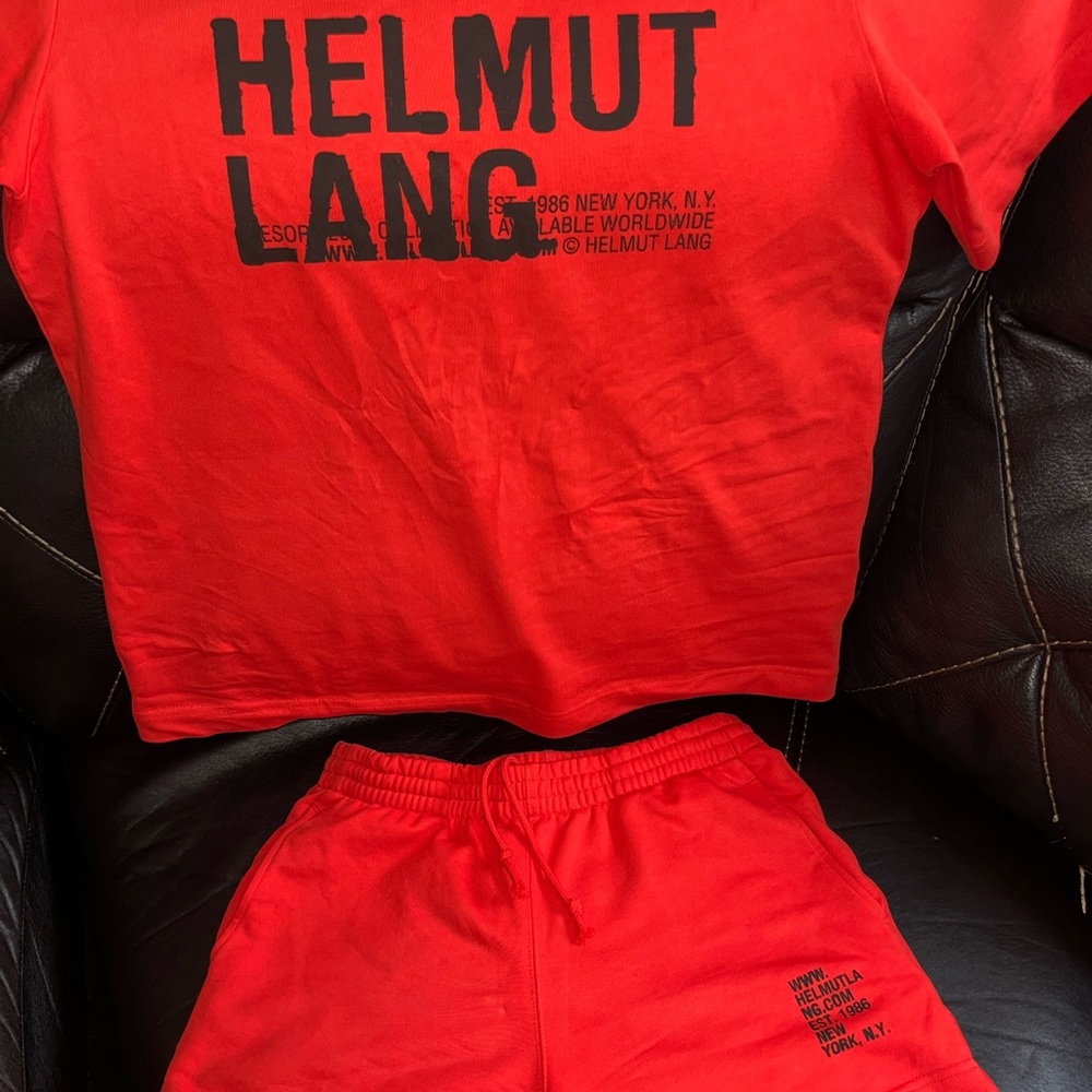 Helmut Lang 2 piece set